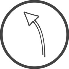 Single isolated icon with outline style icon on white background