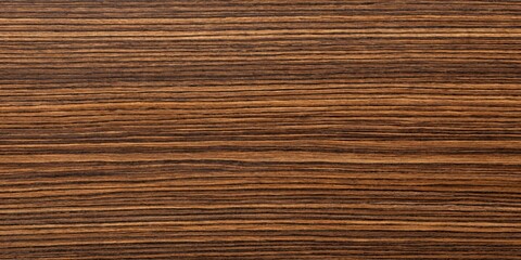 Rich, dark brown wenge wood features a prominent grain pattern and natural finish, ideal for furniture, flooring, and