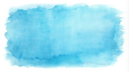 Obraz premium Aerial light blue watercolor texture with brush strokes