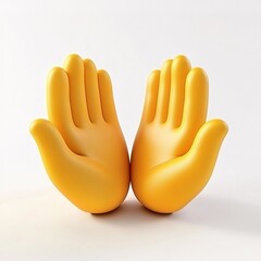3D Emoji Icon: Hands Clapping for Applause Illustration Logo
