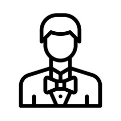 waiter line icon