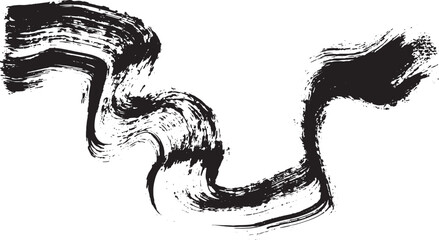 Dry Brush Grunge Wave Stroke Texture