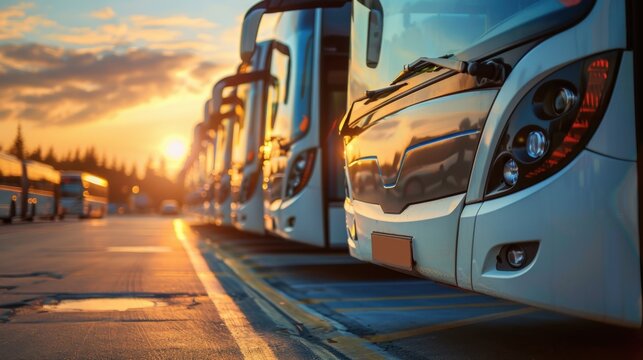 Airport Shuttle Buses: Convenient bus services, either free or paid, that transport travelers between terminals, parking lots, and car rental facilities at the airport.
