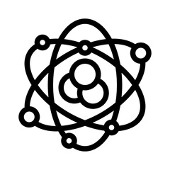 atom line icon