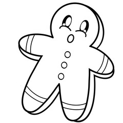 Gingerbread cartoon 