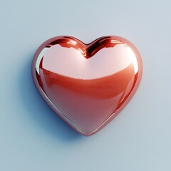 3D Heart Icon: Universal Symbol of Love Illustration Logo