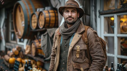 Oktoberfest Lederhosen on White Background - Traditional Bavarian Clothing for Festive Celebrations