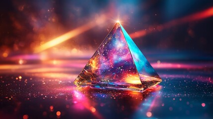 Fototapeta premium Crystal Pyramid