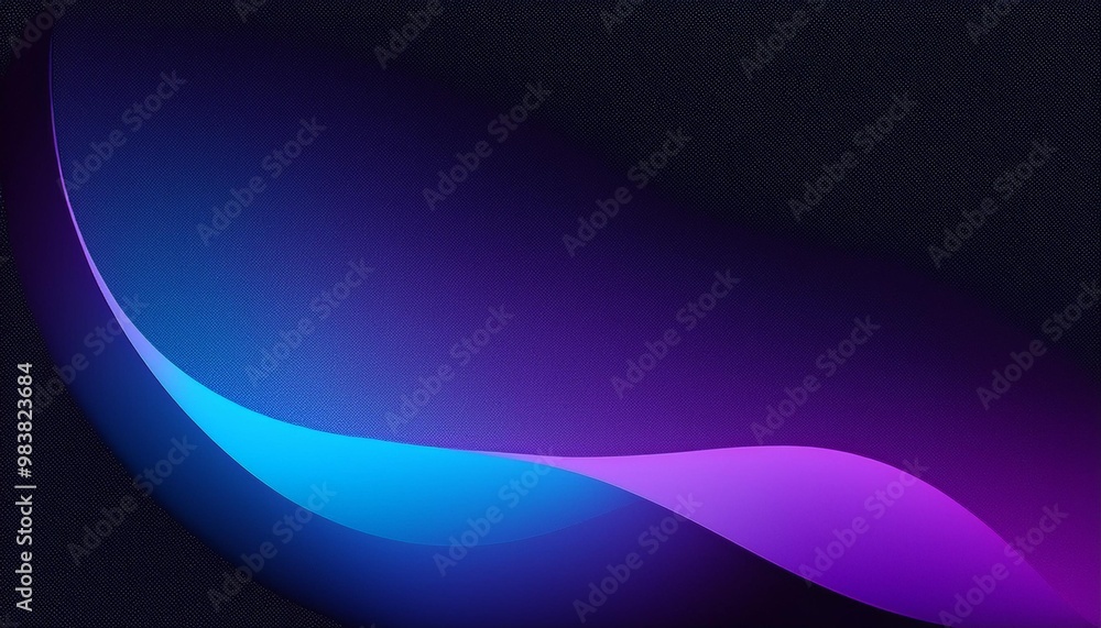 Aufkleber create a dynamic and futuristic atmosphere with this neon blue and purple gradient background, featu