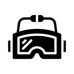 safety glyph icon