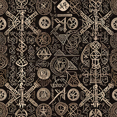 black and white seamless pattern
