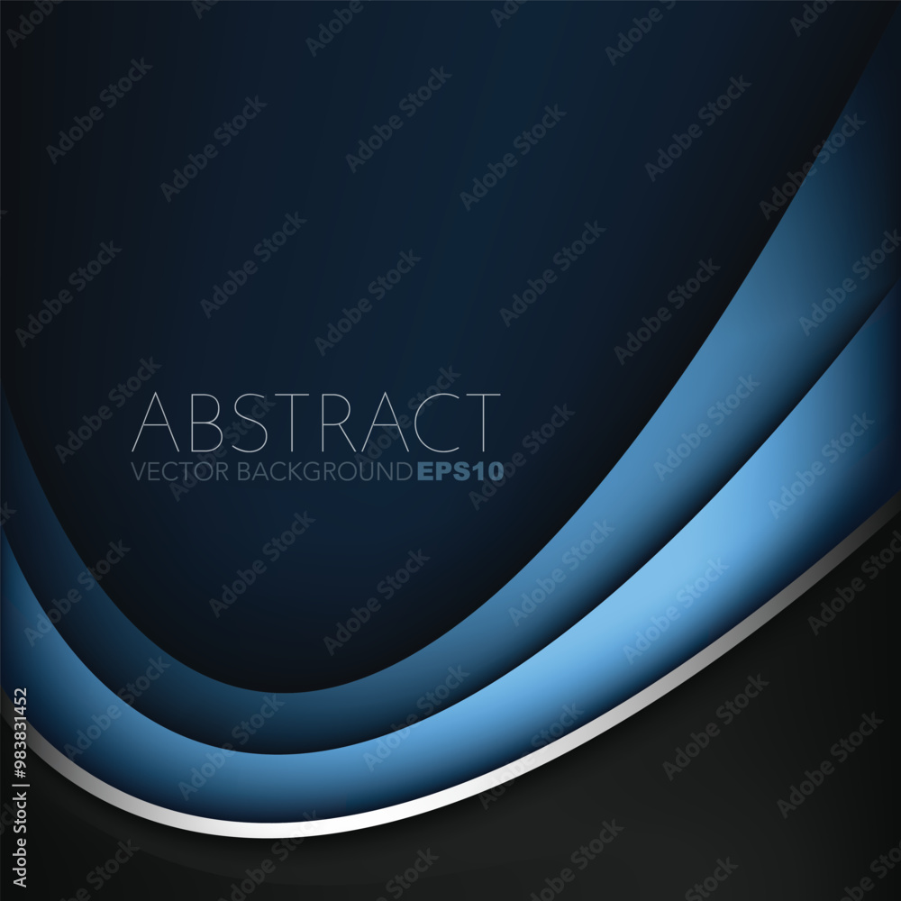 Poster graphic vector curve line overlap background for text and message design
