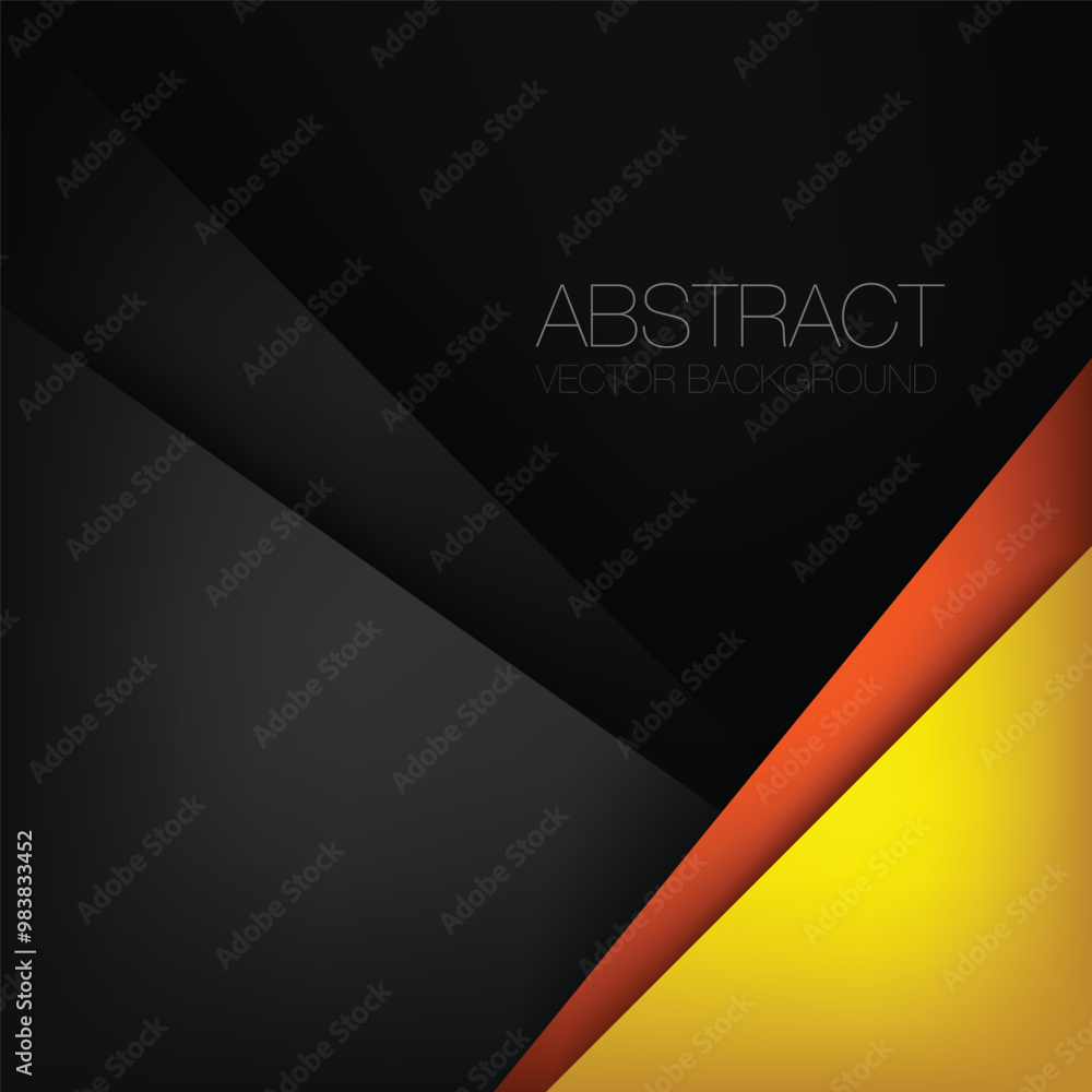Poster graphic geometric triangle overlap vector layer background for text and message design