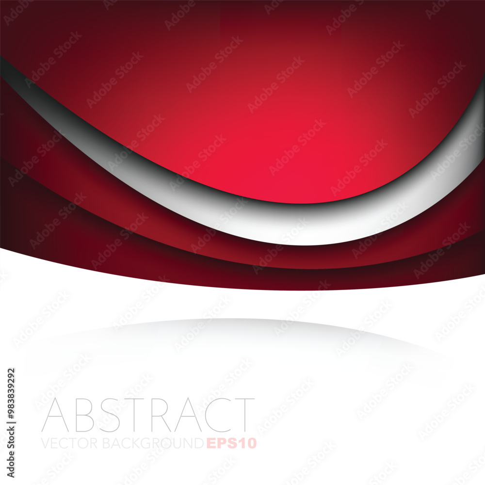 Poster graphic vector curve line overlap background for text and message design