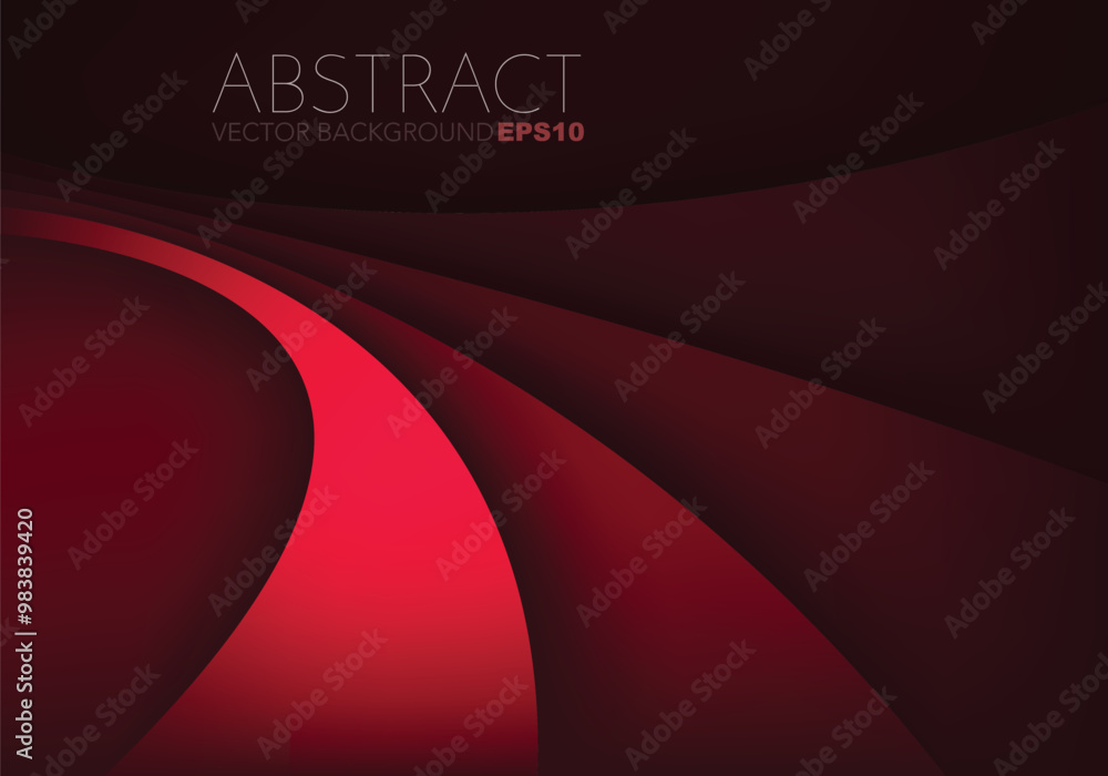 Poster graphic vector curve line overlap background for text and message design