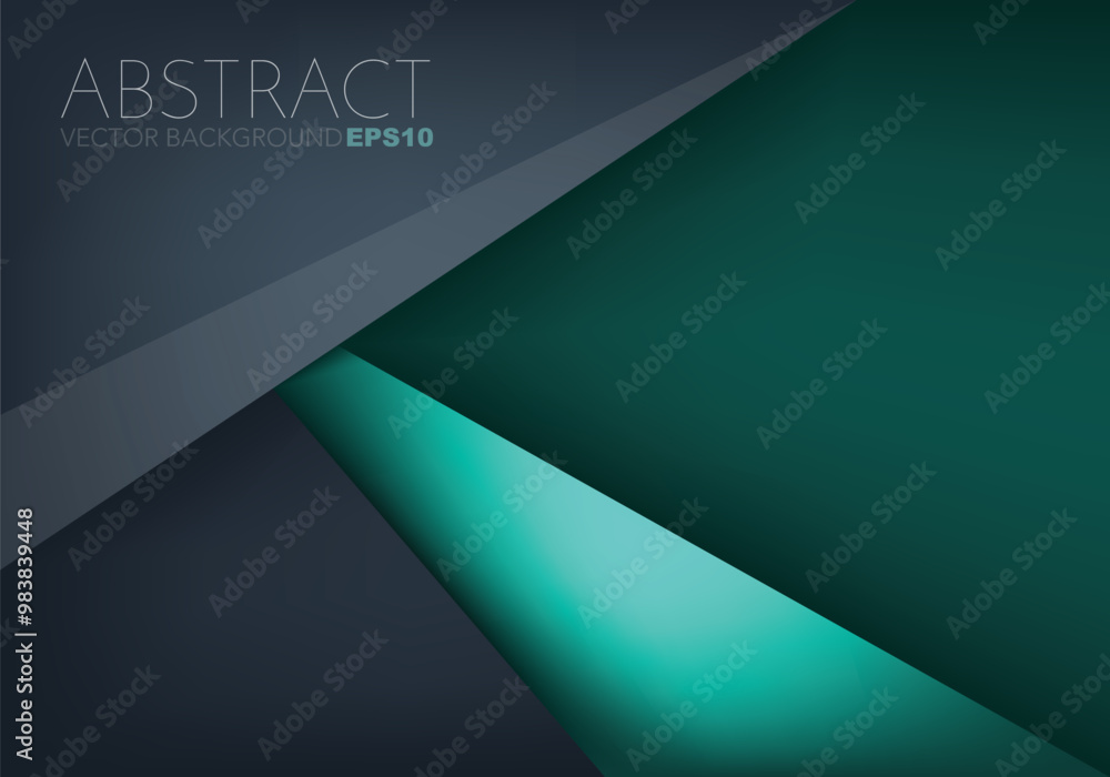 Poster graphic geometric triangle overlap vector layer background for text and message design