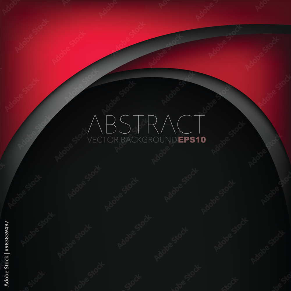 Poster graphic vector curve line overlap background for text and message design