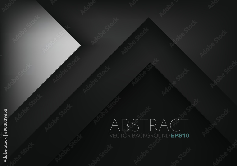 Poster graphic geometric triangle overlap vector layer background for text and message design