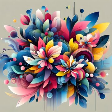 abstract floral background