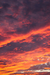 sky and cloud scape of sunset colourful 