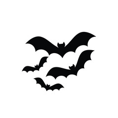 Black and White spider web icon in flat style