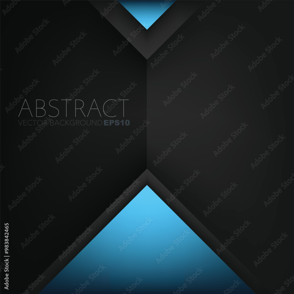 Poster graphic geometric triangle overlap vector layer background for text and message design