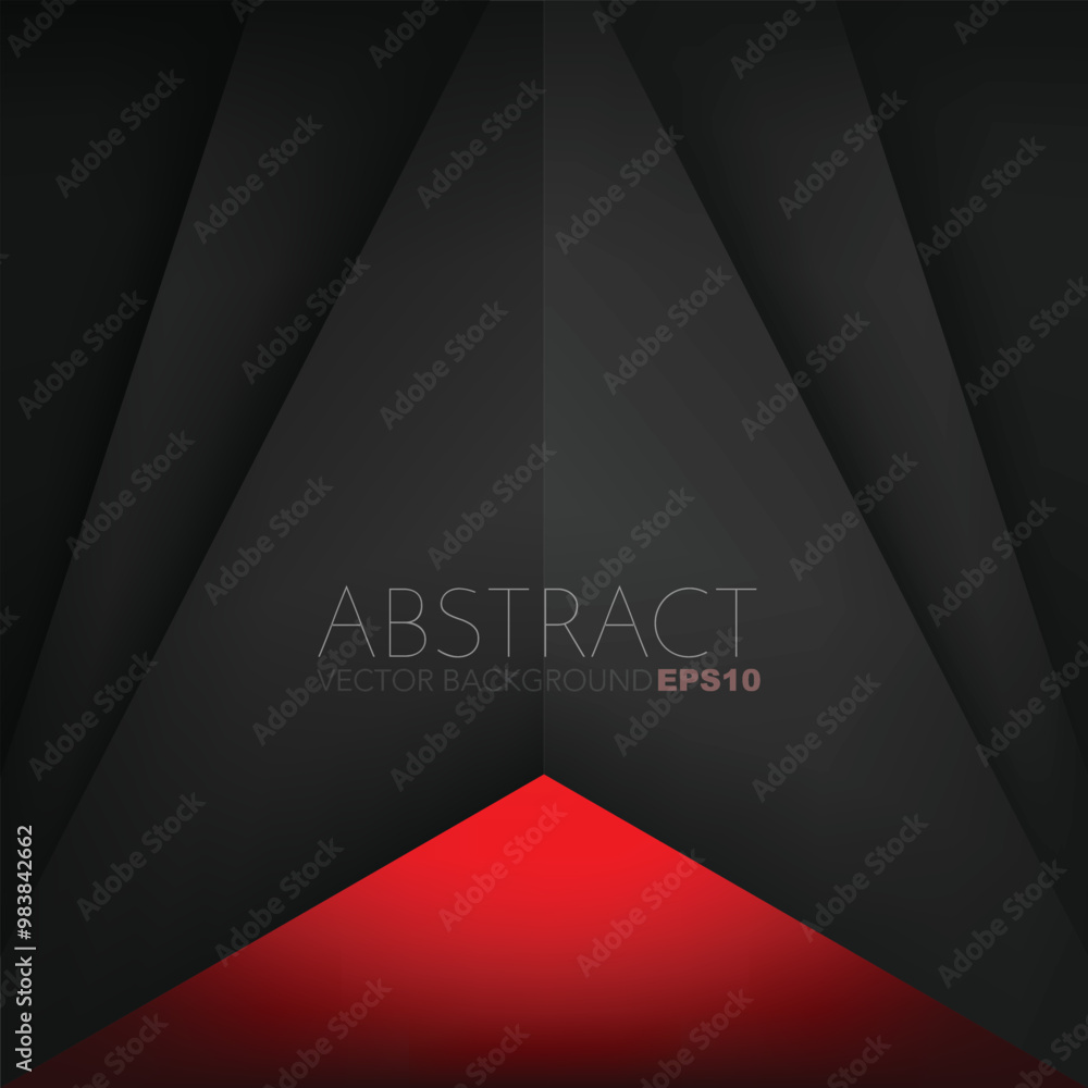 Poster graphic geometric triangle overlap vector layer background for text and message design