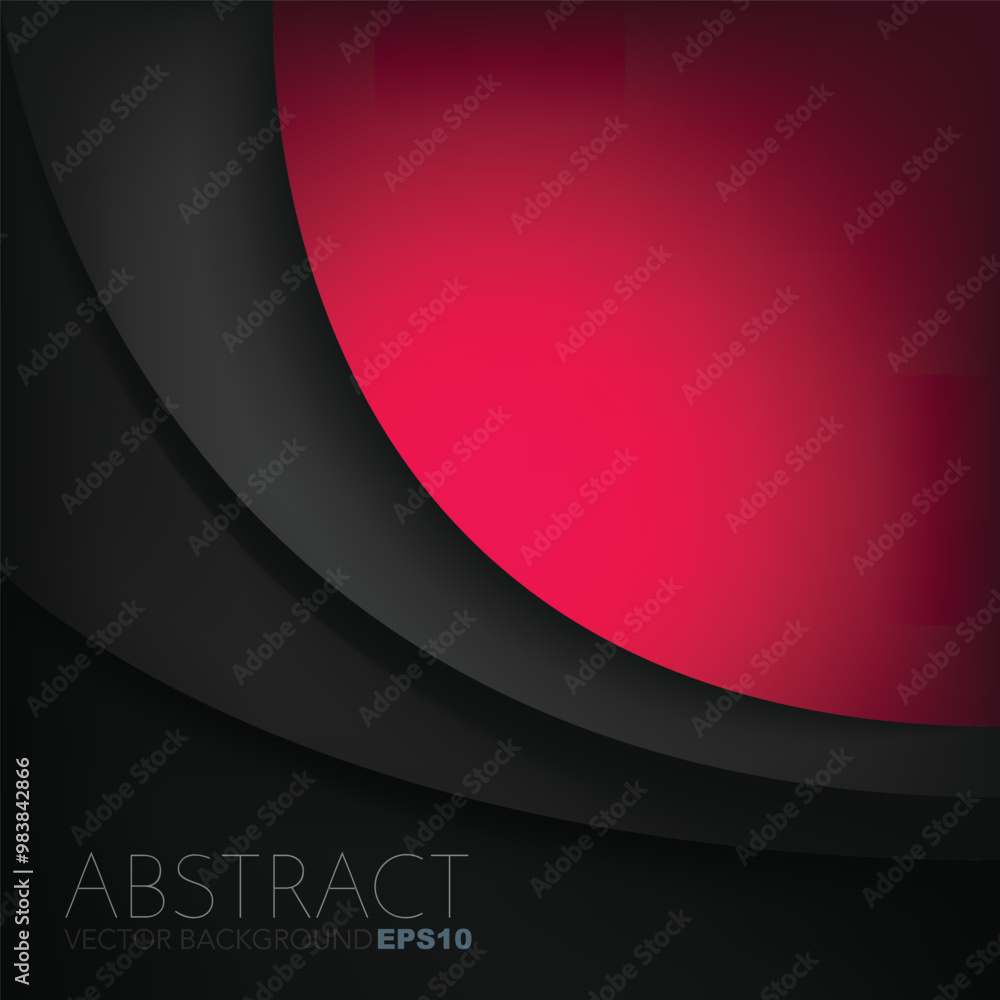 Poster graphic vector curve line overlap background for text and message design