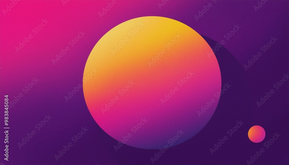 Aufkleber elevate your projects with this versatile background, showcasing a colorful circle and a unique text