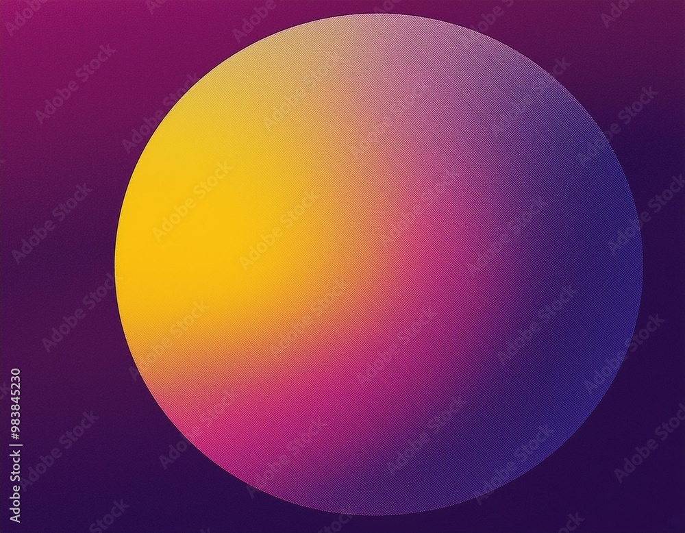 Aufkleber add a touch of sophistication to your projects with this elegant gradient circle, offering a vibrant