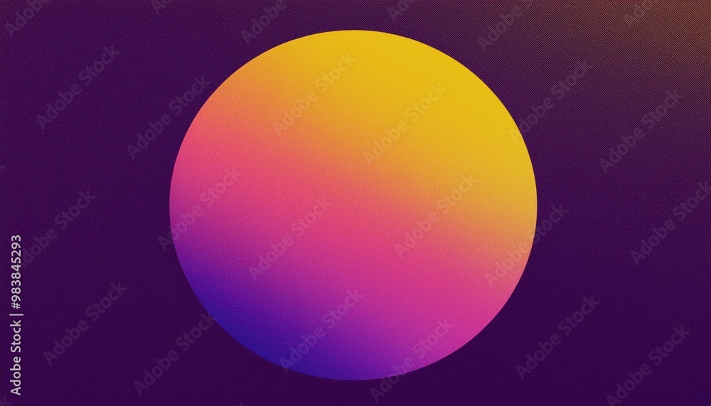 Poster perfect for graphic design or website use, this versatile background features a colorful circle and 