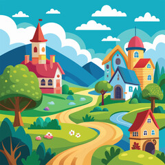 landscape with castle