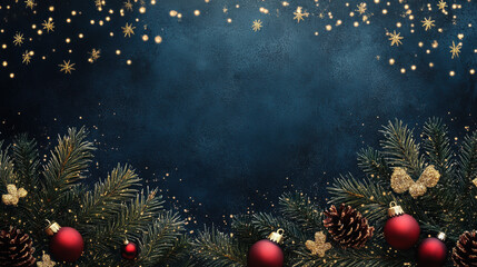 Festive Background with a place to add text, Christmas and New Year Theme 