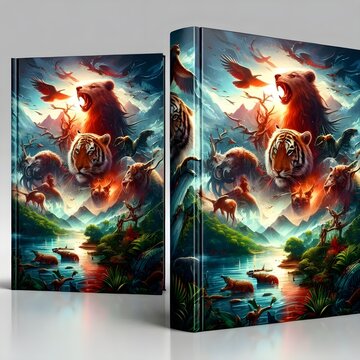 Captivating nature book cover