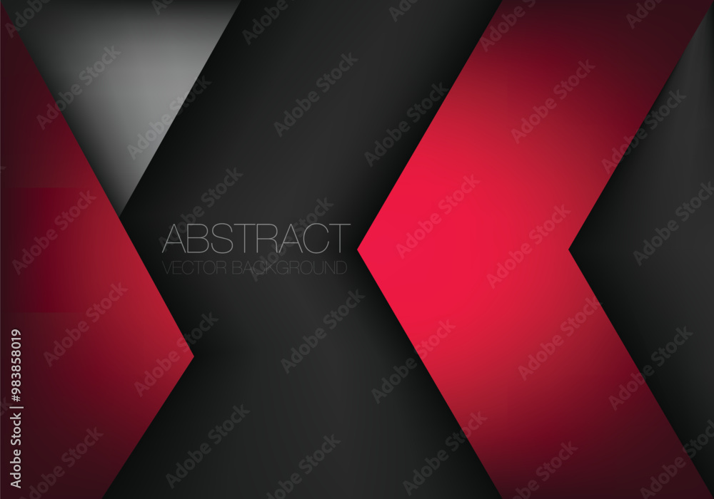 Poster graphic geometric triangle overlap vector layer background for text and message design