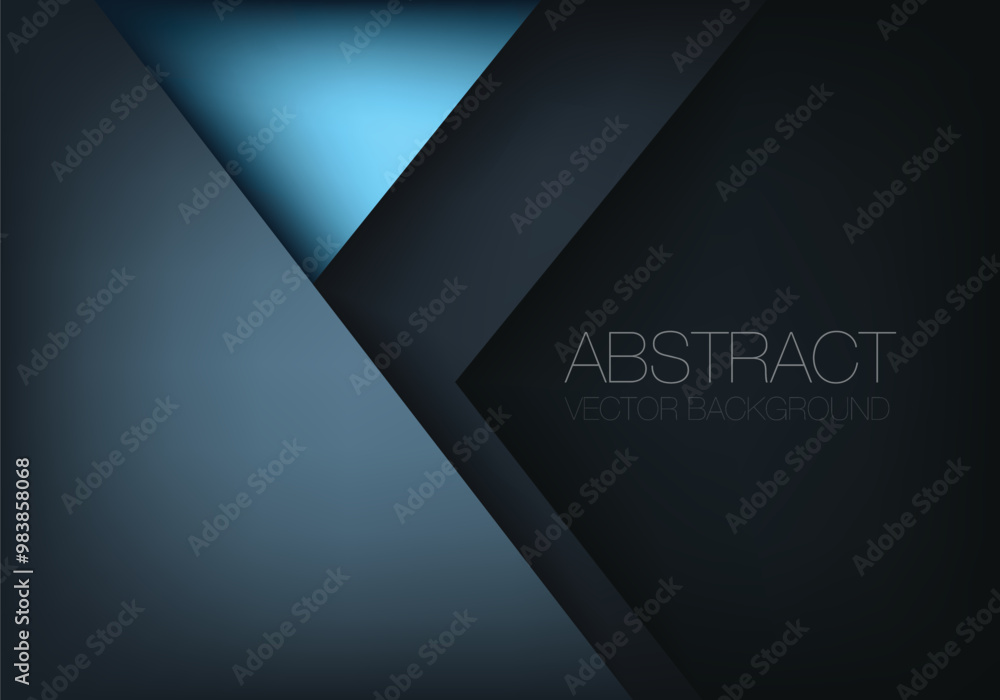 Poster graphic geometric triangle overlap vector layer background for text and message design