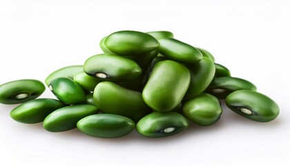 Perfect for a healthy snack: A pile of oval-shaped edamame, ready to eat