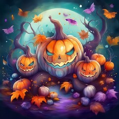ハロウィンのイラスト