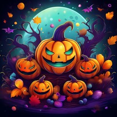 ハロウィンのイラスト