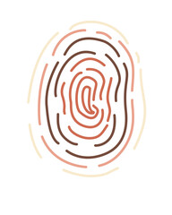 Fingerprints elements decoration stickers stamp illustration painting drawing pictures