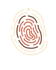 Fingerprints elements decoration stickers stamp illustration painting drawing pictures