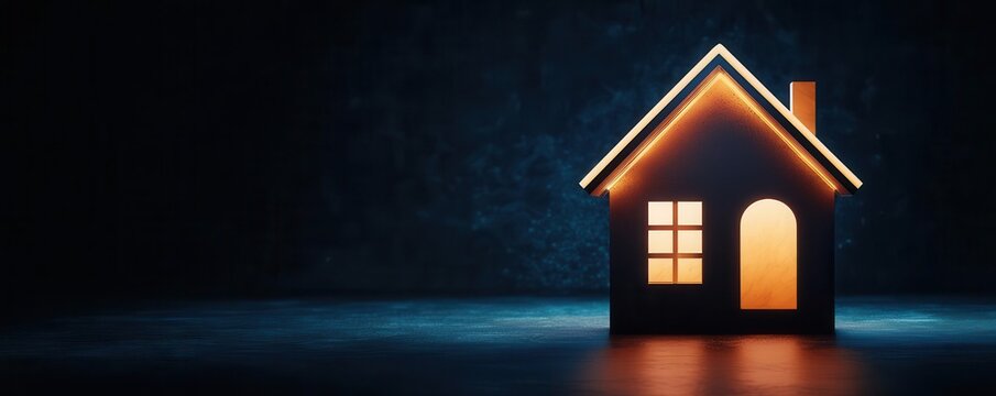 Dynamic neon financial dashboard for firsttime homebuyers, featuring glowing charts tracking house prices, savings, and loan eligibility, 3D illustration