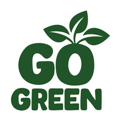 Go green vector illustration.
Sustainable lifestyle leaves concept illustration. Eco friendly ecological organic minimalist vector