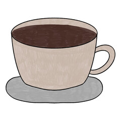 Coffee Cup Hand Drawn Illustration