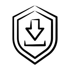 Secure Download Icon