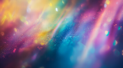 Dusted Holographic Abstract,Multicolored Backgound Photo Overlay Rainbow light leaks prism colors,Trend Design Creative Defocused Effect,Blurred Glow Vintage