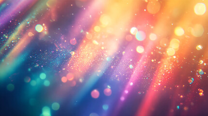 Dusted Holographic Abstract,Multicolored Backgound Photo Overlay Rainbow light leaks prism colors,Trend Design Creative Defocused Effect,Blurred Glow Vintage