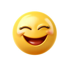 Fototapeta premium 3d smiley face emoji