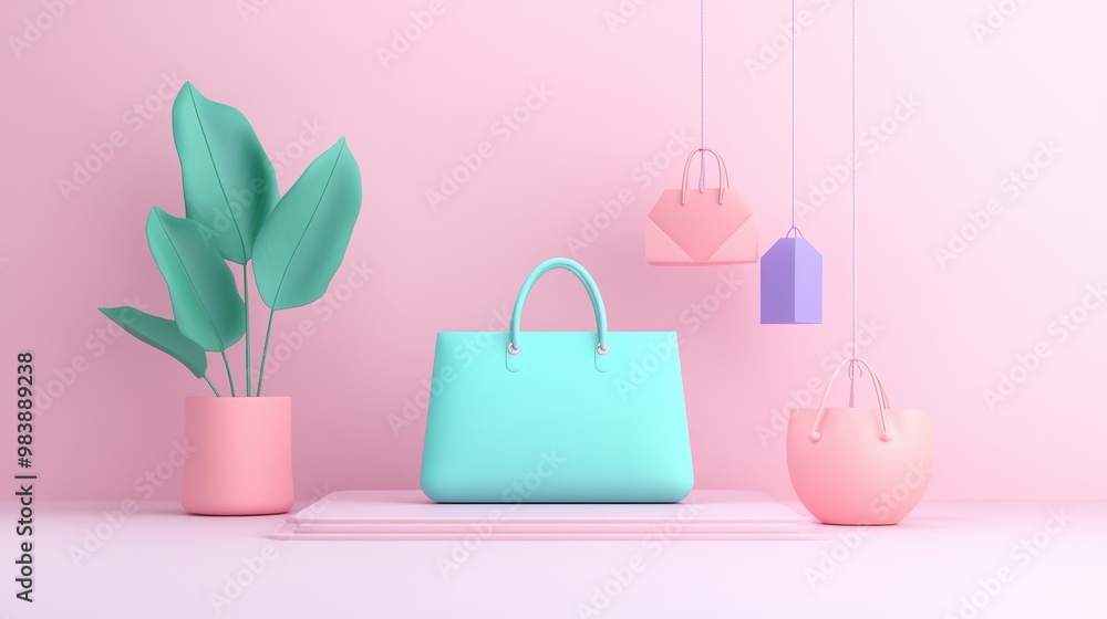 Poster an e commerce website interface with a search bar for product discovery, filters for specific catego