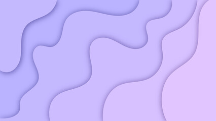 Abstract paper cut shape wave background